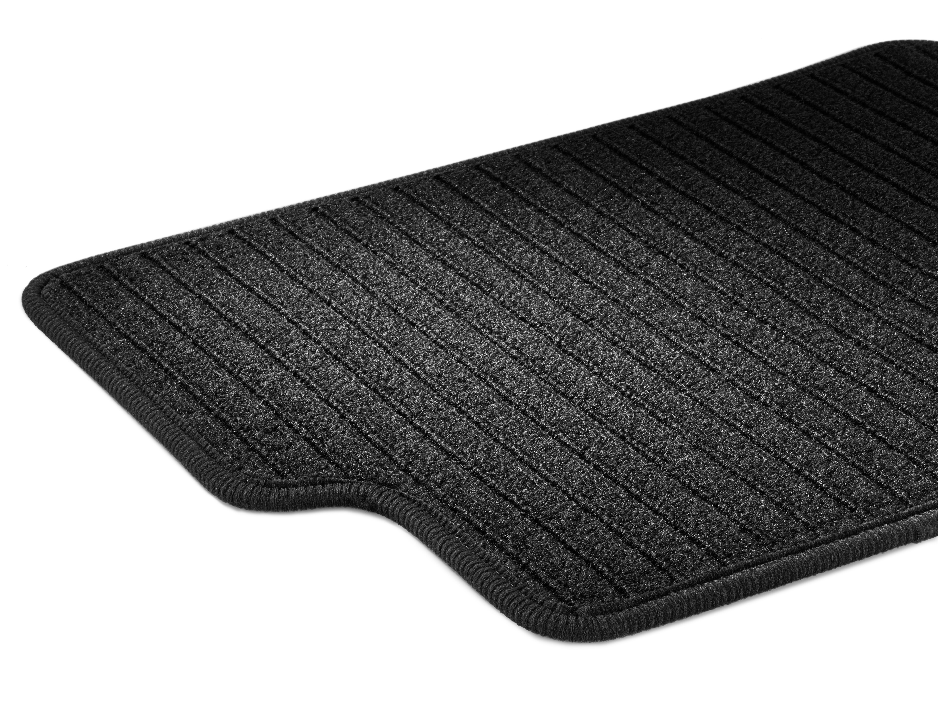 Ripsmatten, CLASSIC, Fond, 2-teilig - LL/RL, schwarz