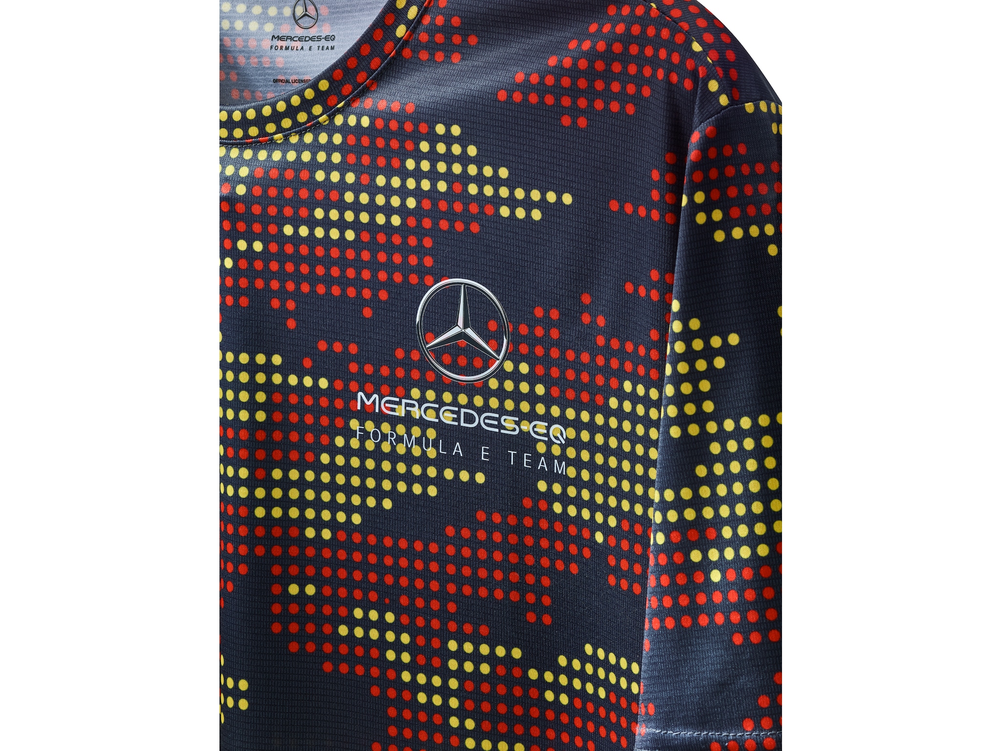 T-Shirt Herren - schwarz / rot / gelb, XXL
