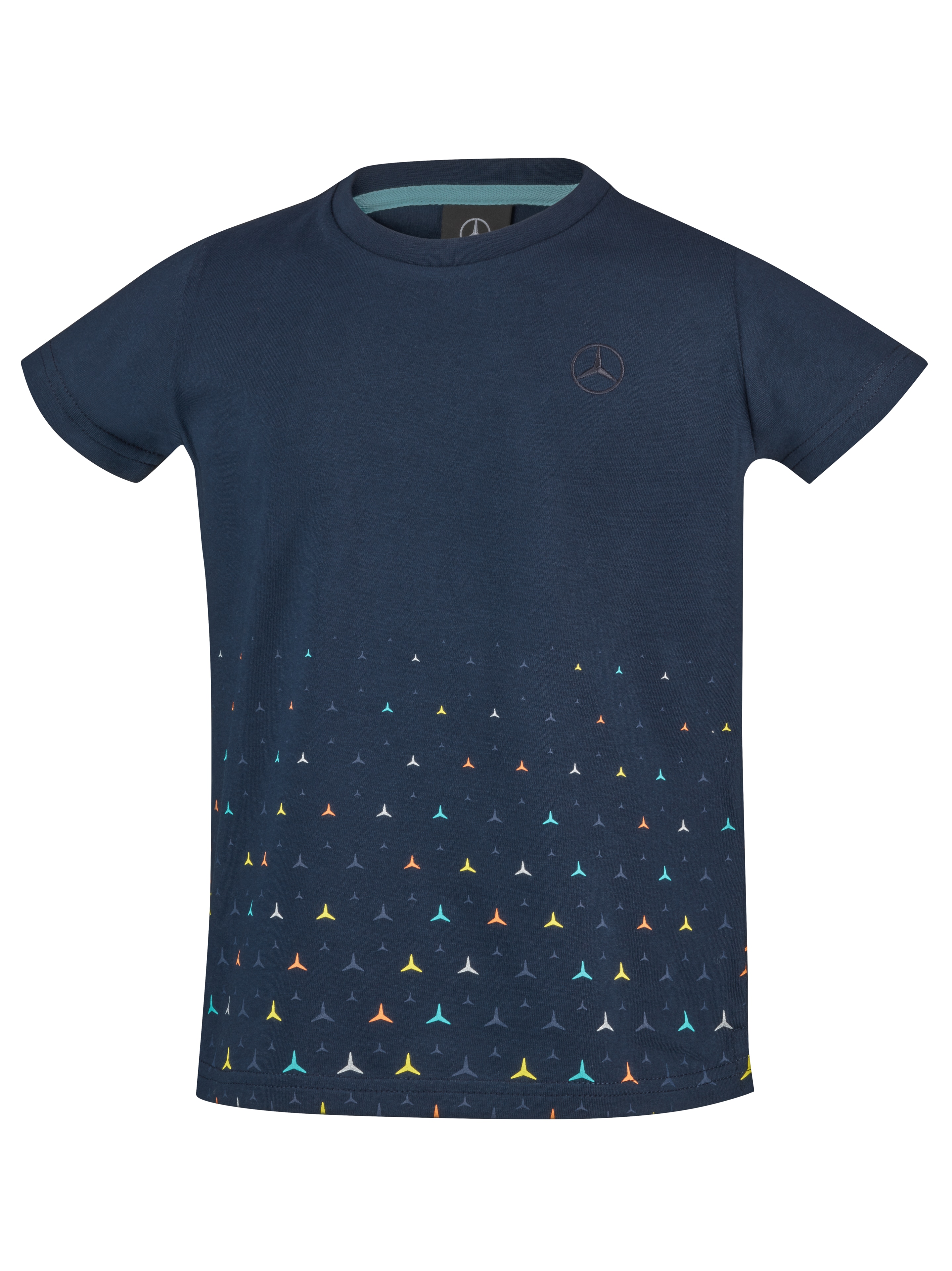 T-Shirt Kinder - dunkelblau, 128 / 134