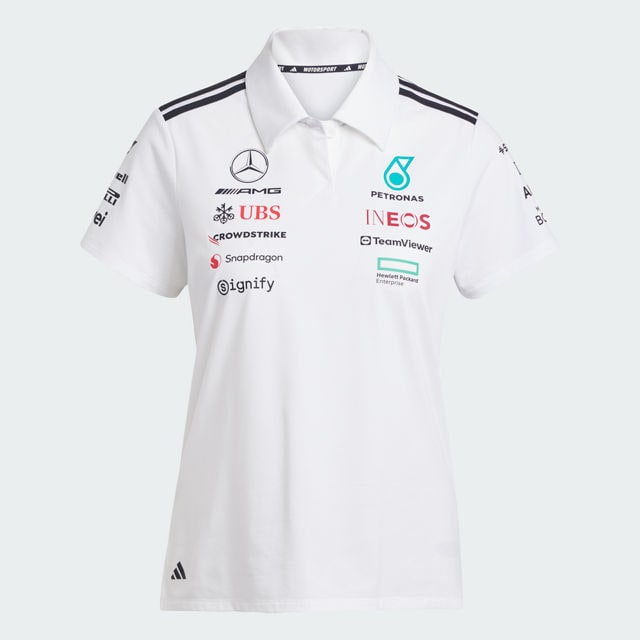 Poloshirt Damen, Team, Mercedes-AMG F1 - weiß, XS