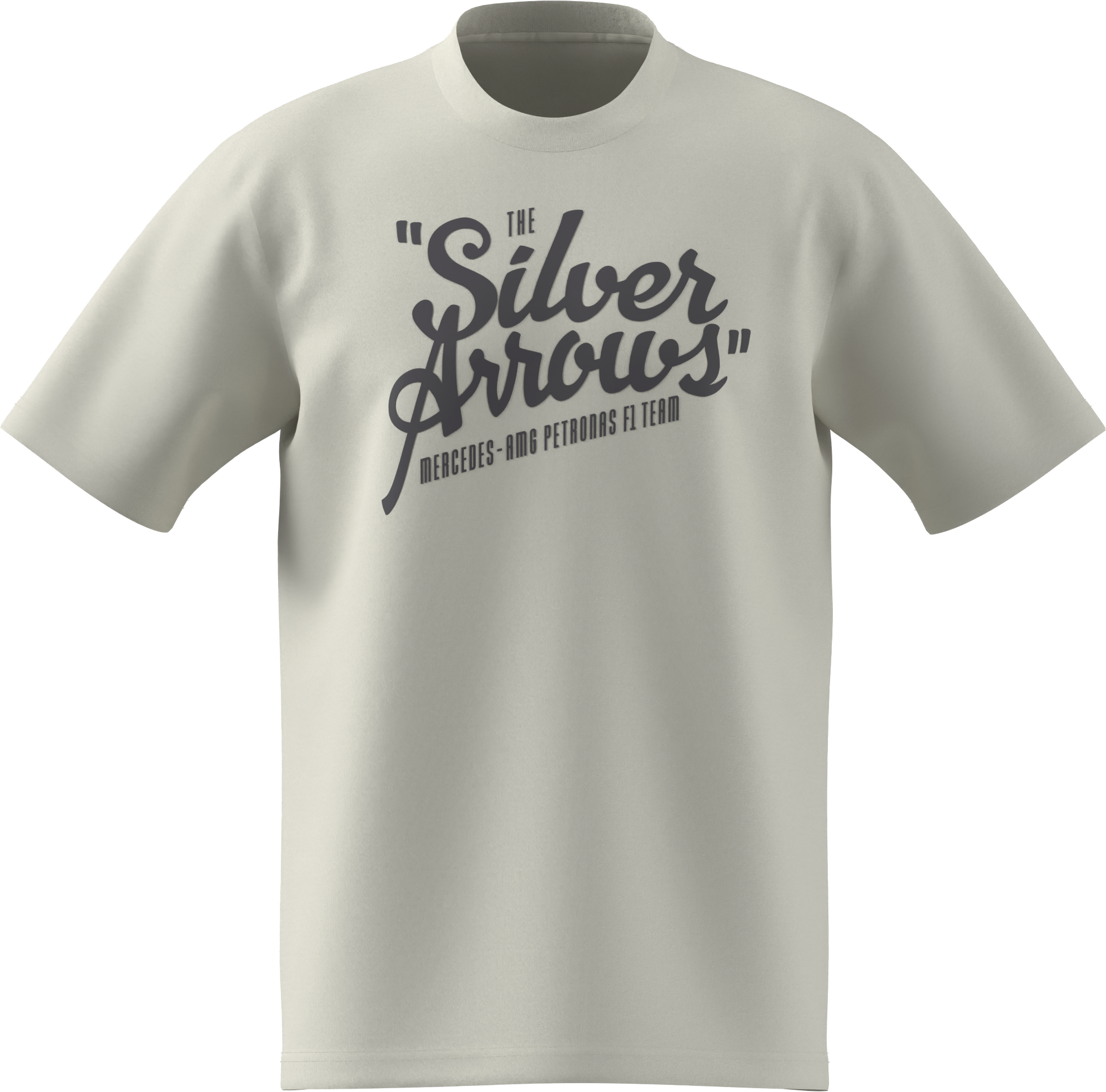 T-Shirt Herren, Mercedes-AMG F1 - offwhite, M