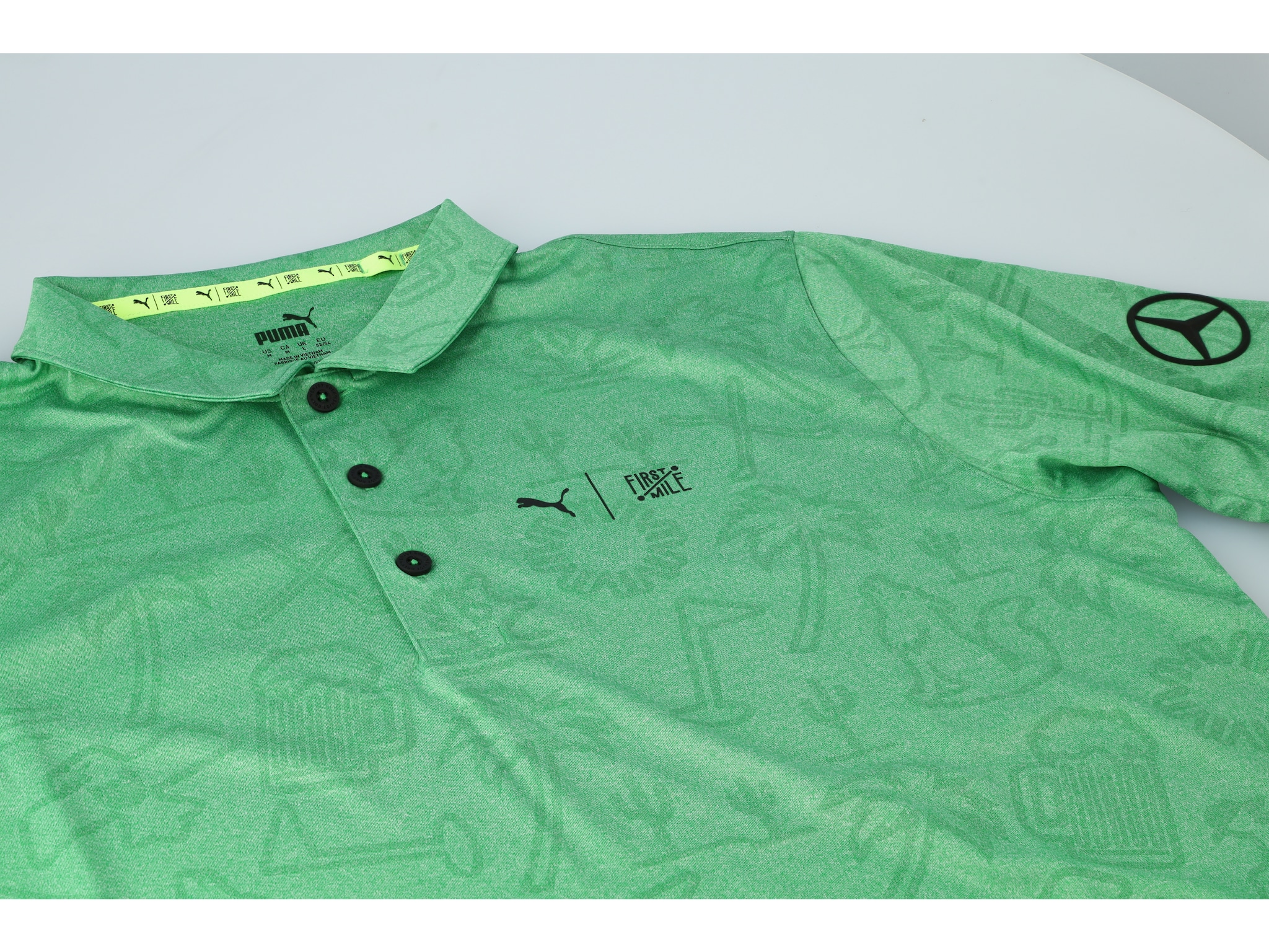 Golf-Poloshirt Herren - grün, XXL