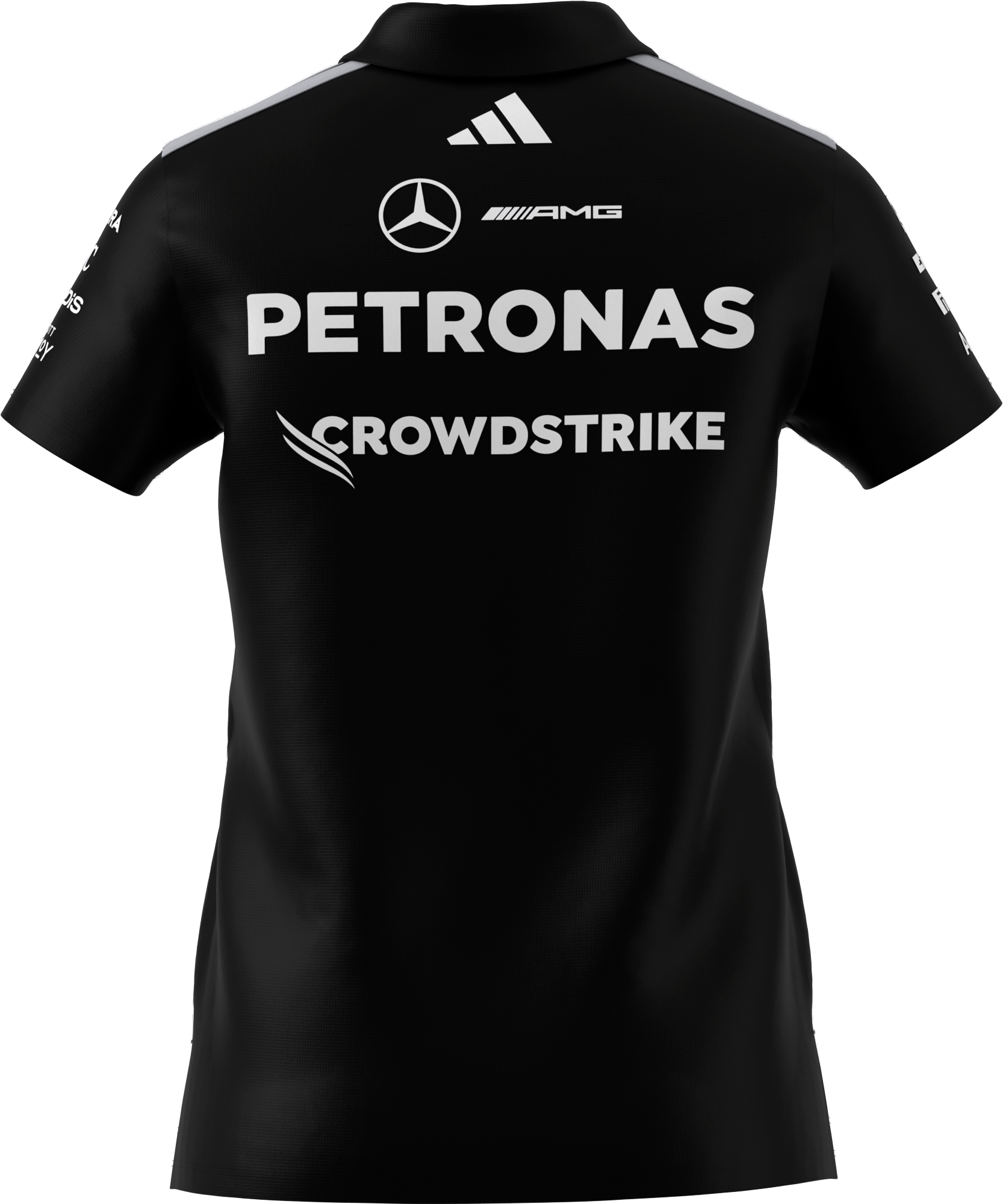 Poloshirt Damen, Team, Mercedes-AMG F1 - schwarz, XS