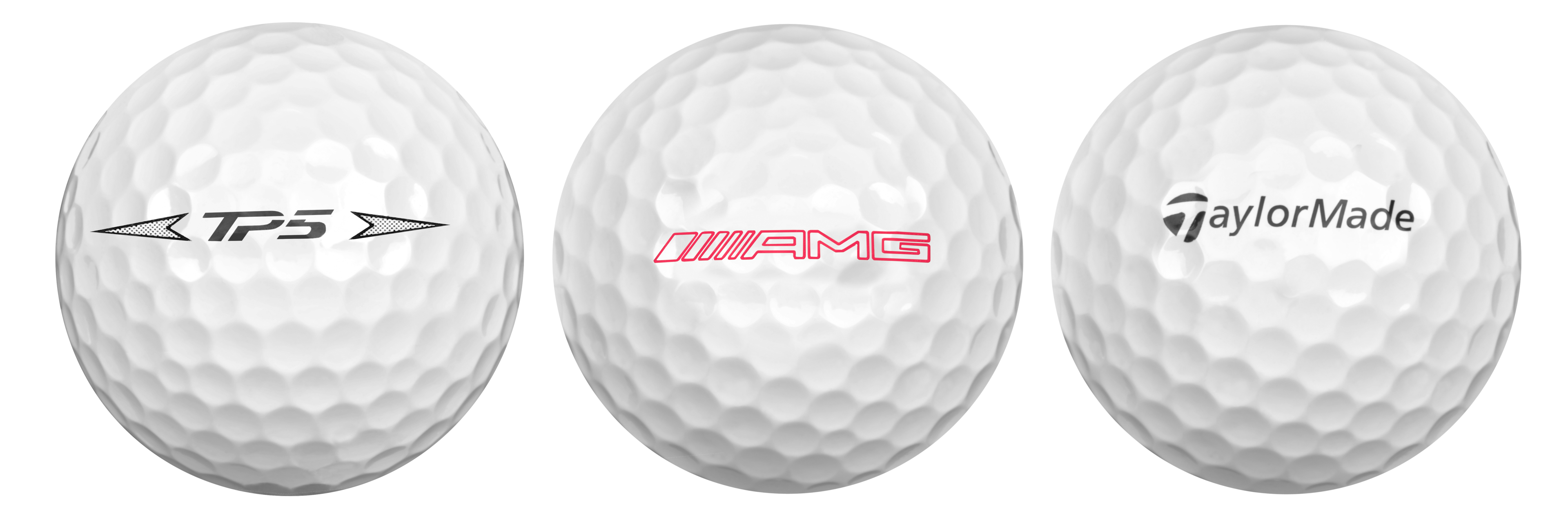 AMG Golfbälle, 3er-Set - weiß, Urethan, TaylorMade