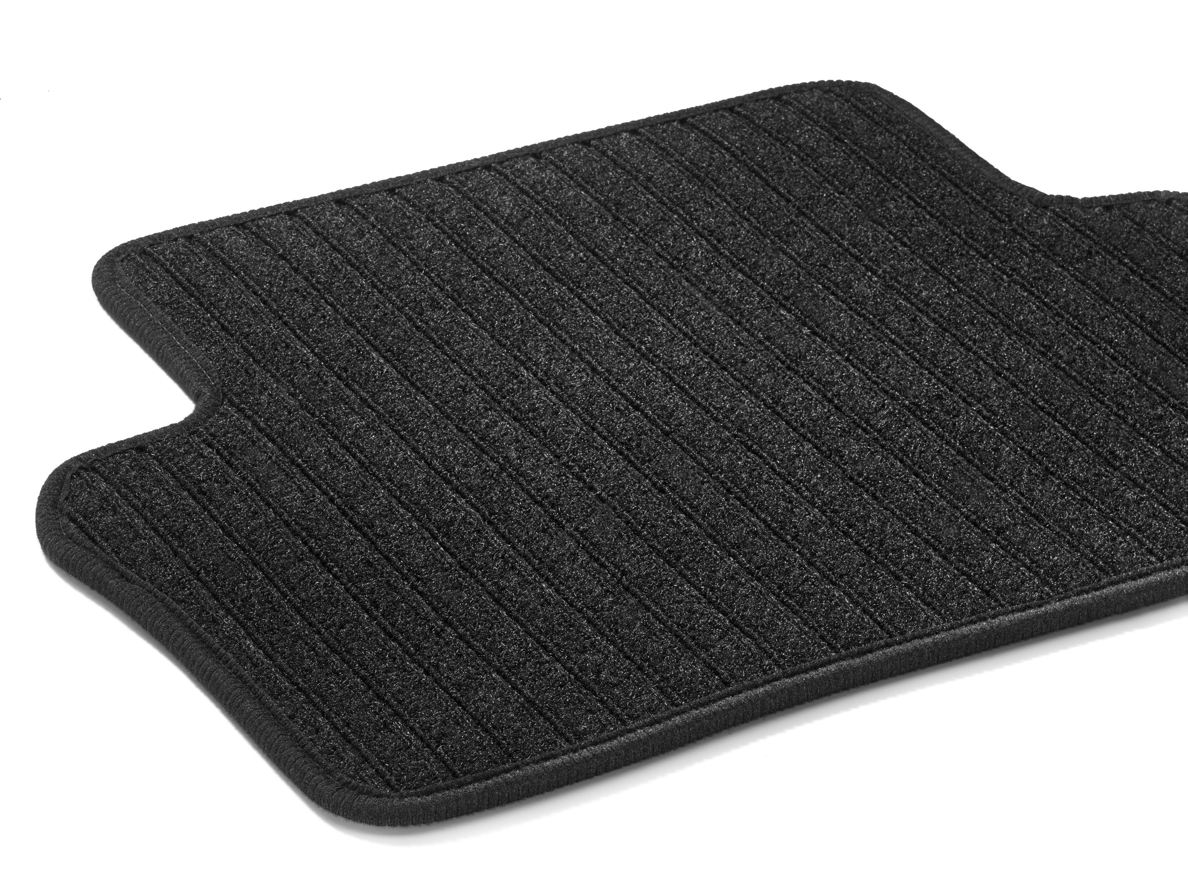 Ripsmatten, CLASSIC, Fond, 2-teilig - LL/RL, schwarz