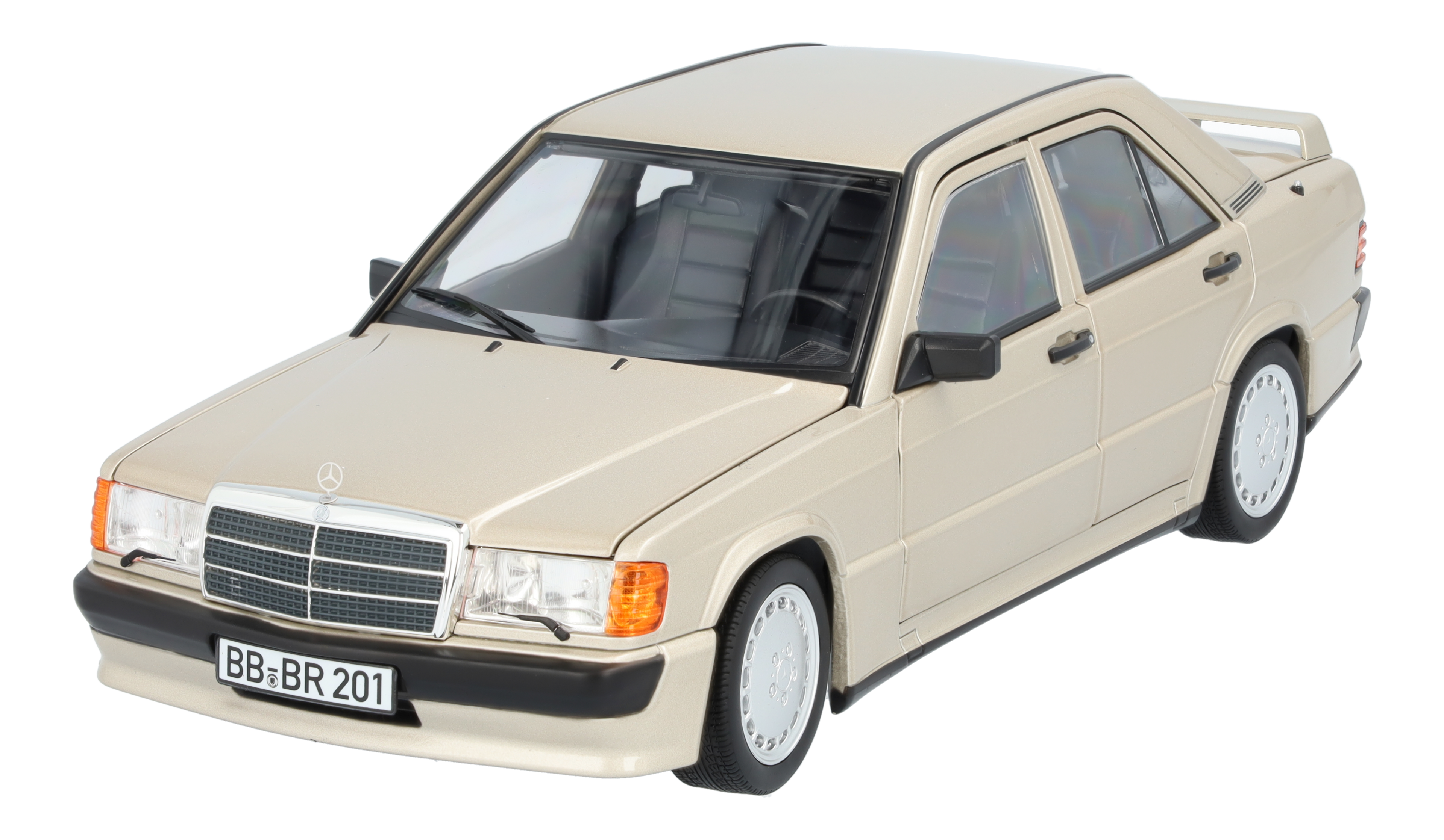 190 E 2.3-16 W 201 (1984-1988) - silberfarben, Norev, 1:18