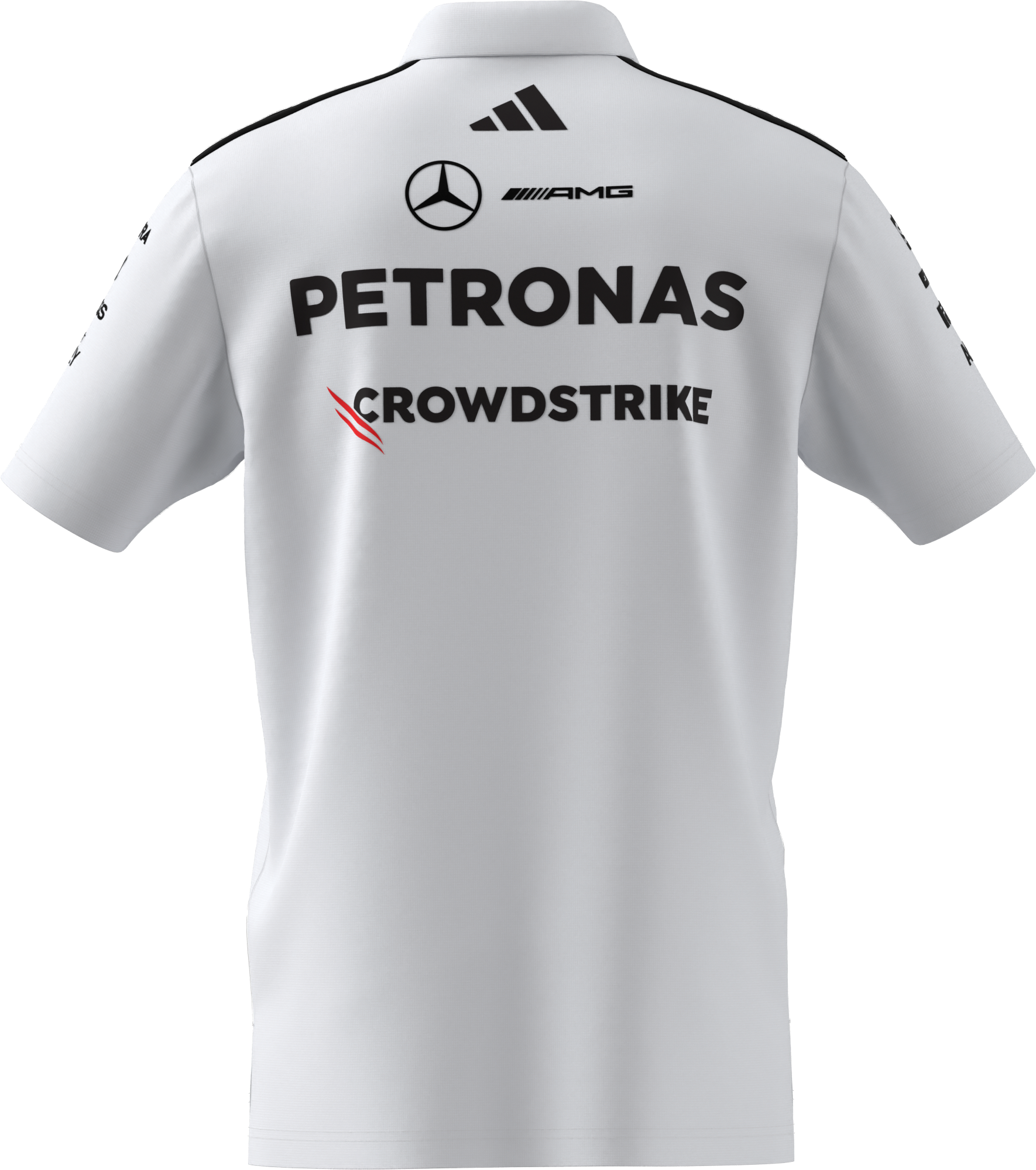 Poloshirt Herren, Team, Mercedes-AMG F1 - weiß, L