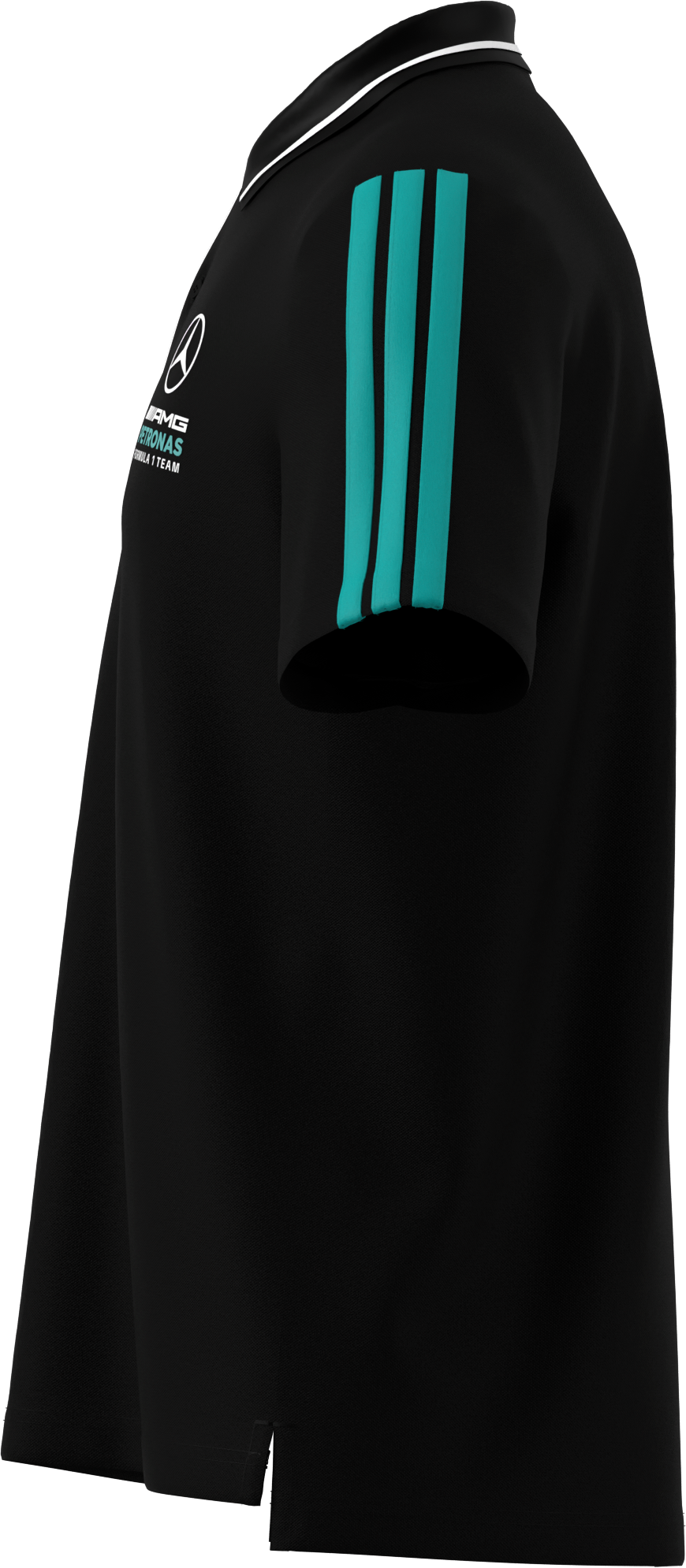 Poloshirt Herren, Mercedes-AMG F1 - schwarz, S