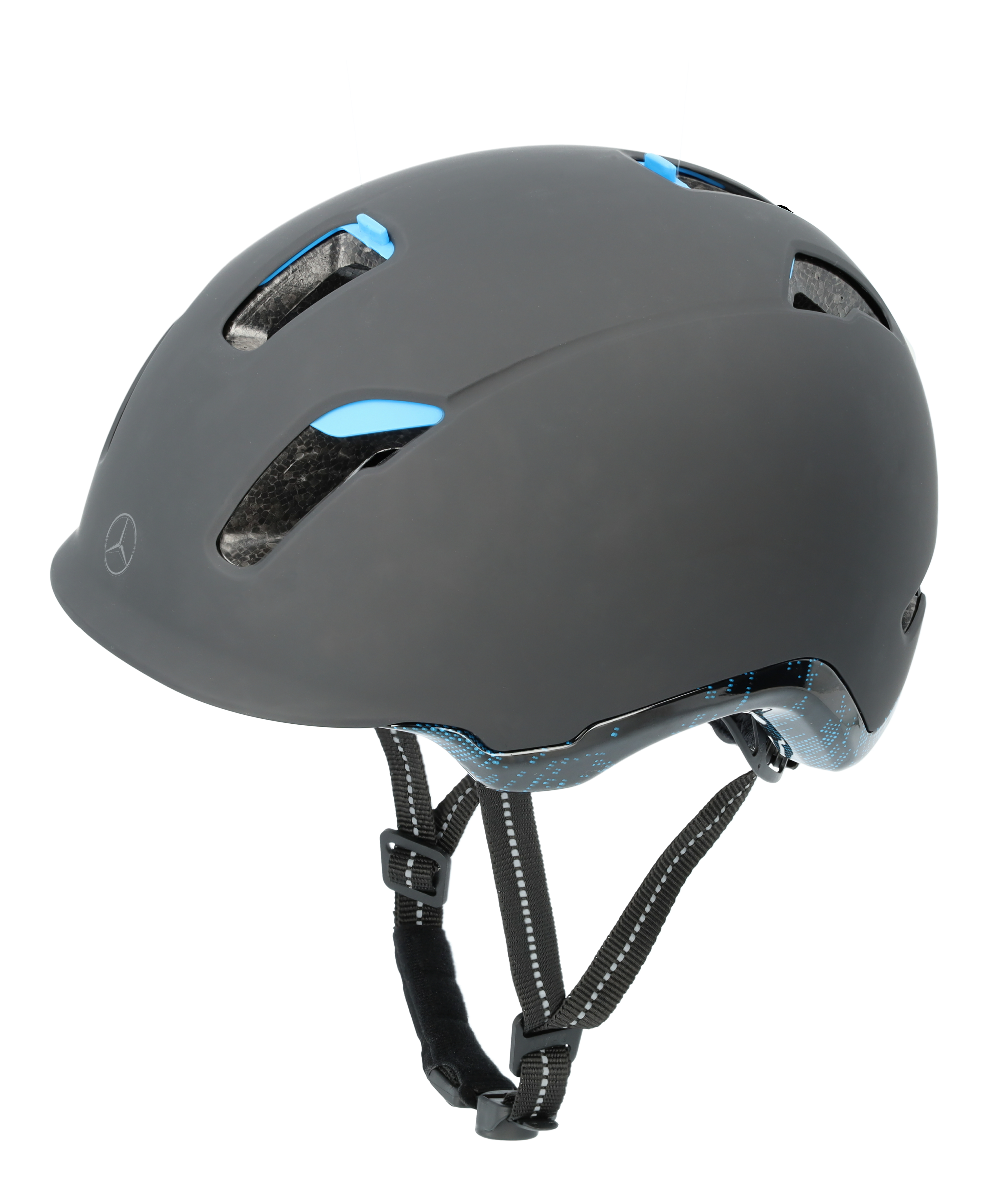 Fahrradhelm - schwarz, Polycarbonat / Polysterol Fahrradhelm - schwarz, Polycarbonat / Polysterol
