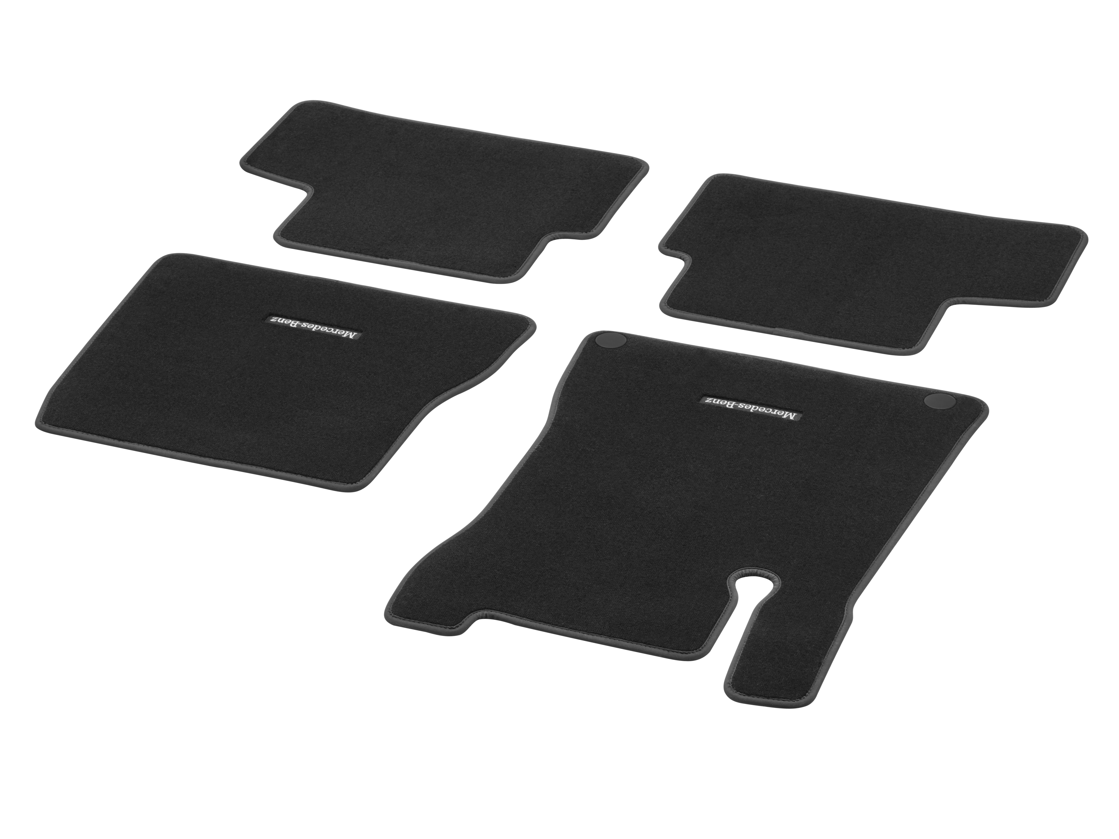 Veloursmatten, CLASSIC, Satz, 4-teilig, Fahrschulfahrzeug - LL, schwarz