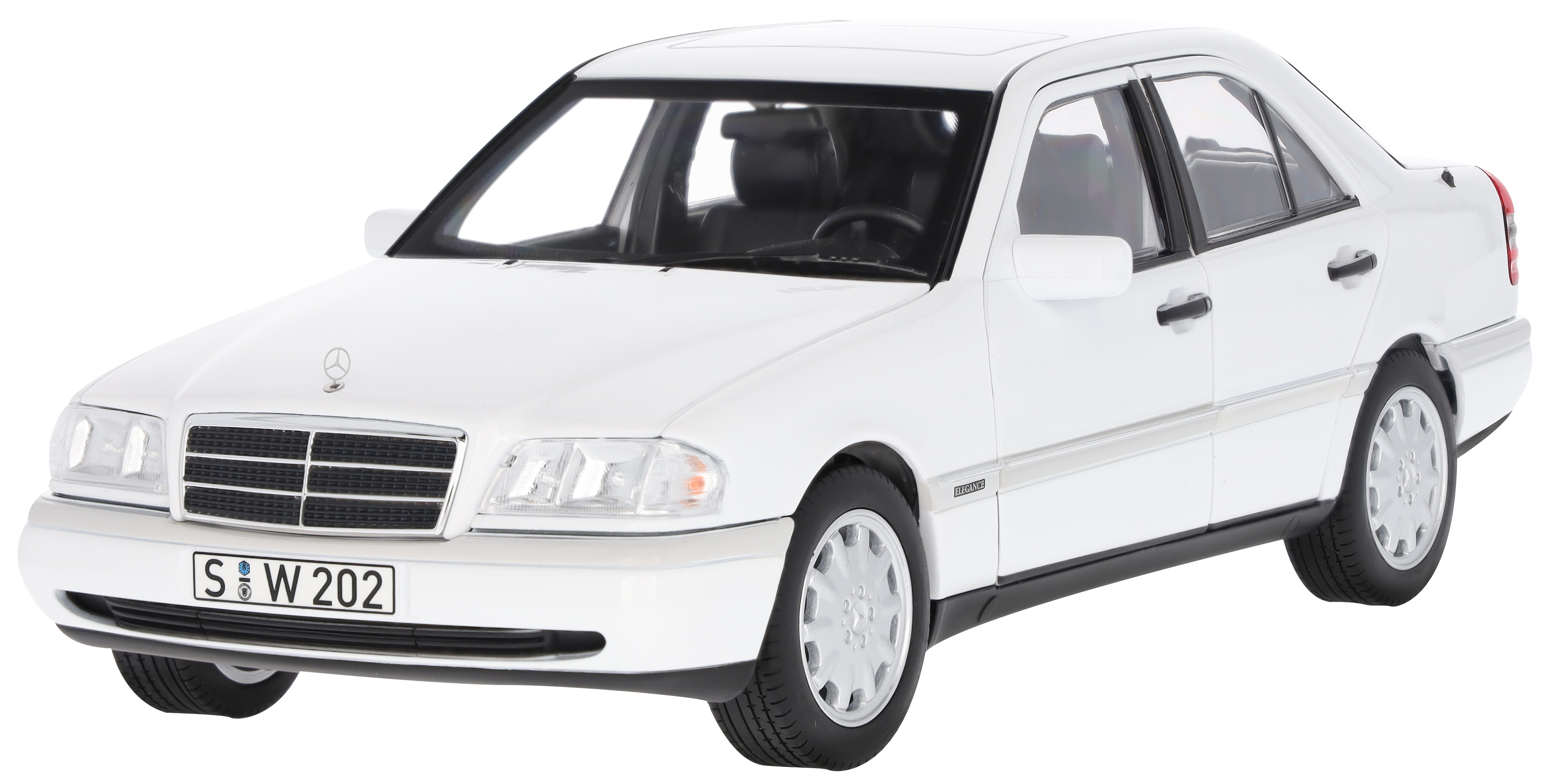 C 200 Limousine W 202 (1993-1996) - polarweiß, Norev, 1:18