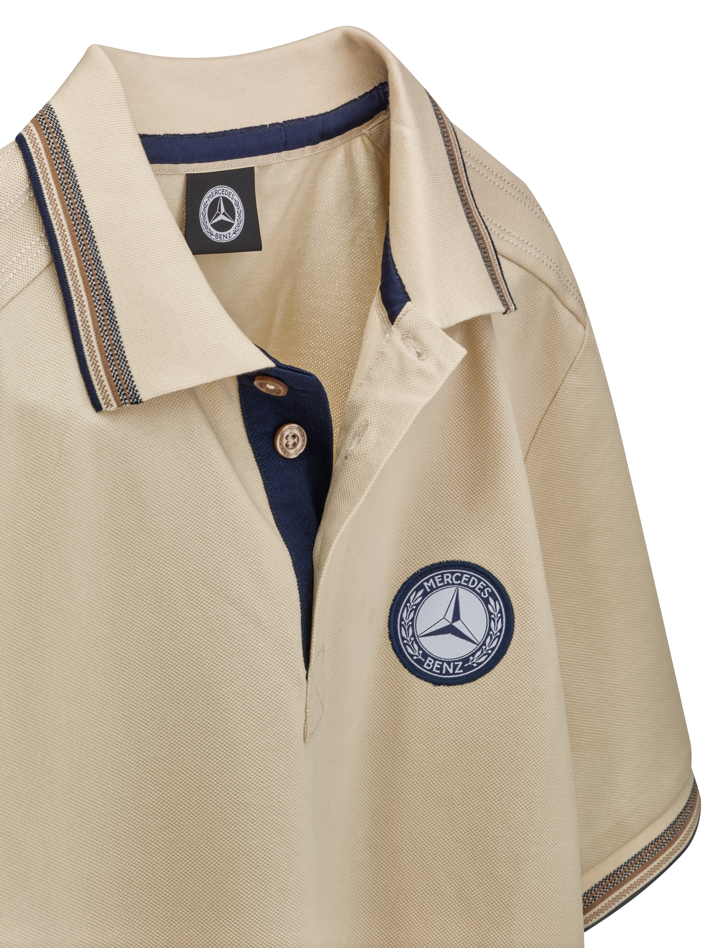 Poloshirt Herren - creme, S Poloshirt Herren - creme, S