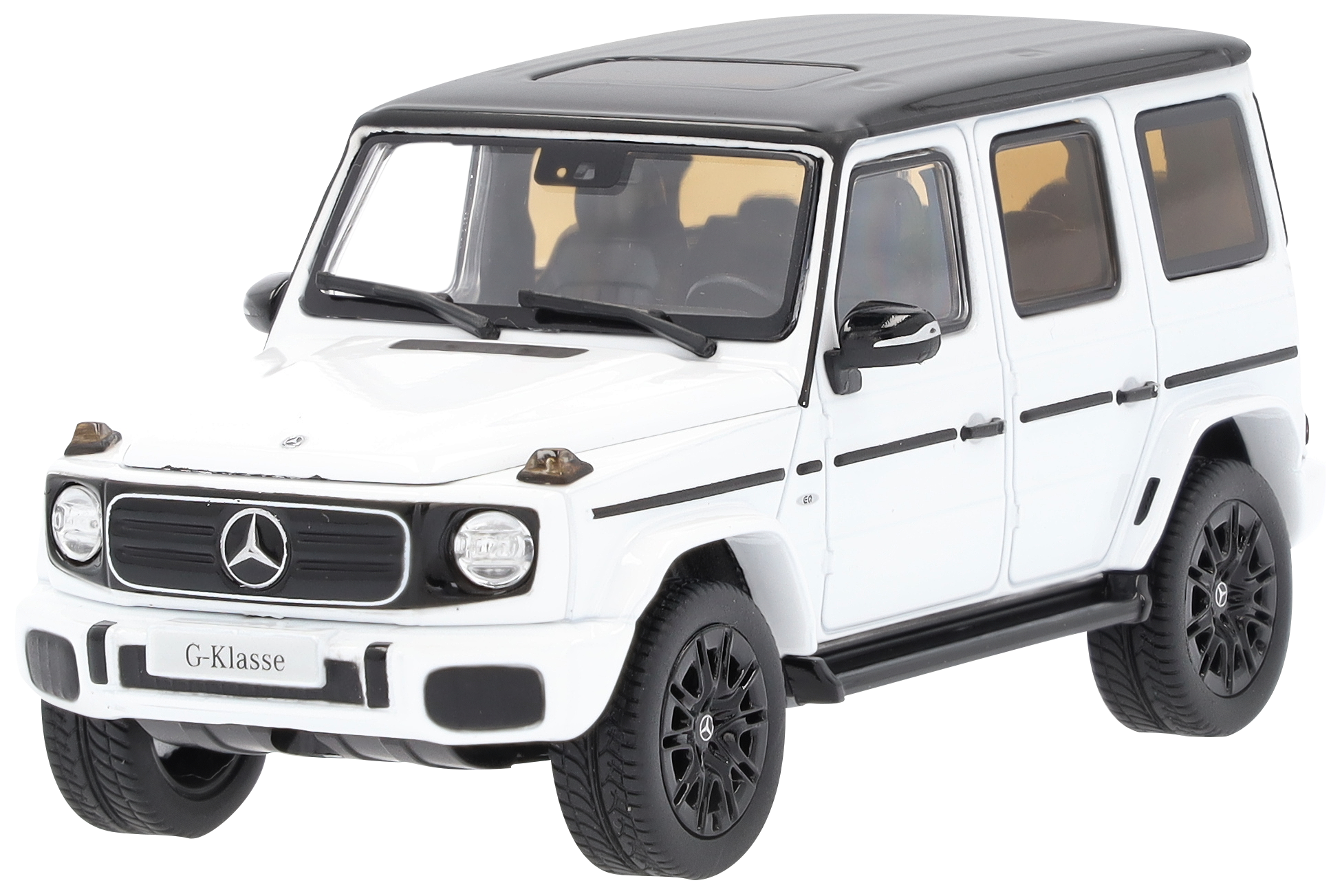 G 580 with EQ Technology, Geländewagen, AMG Line, N465 - MANUFAKTUR opalithweiß bright, Norev, 1:43