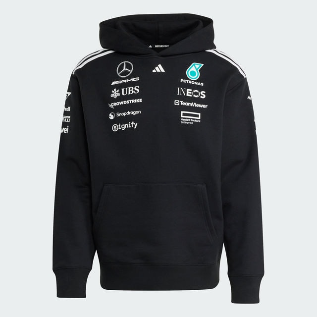 Sweathoody Unisex, Team, Mercedes-AMG F1 - schwarz, M