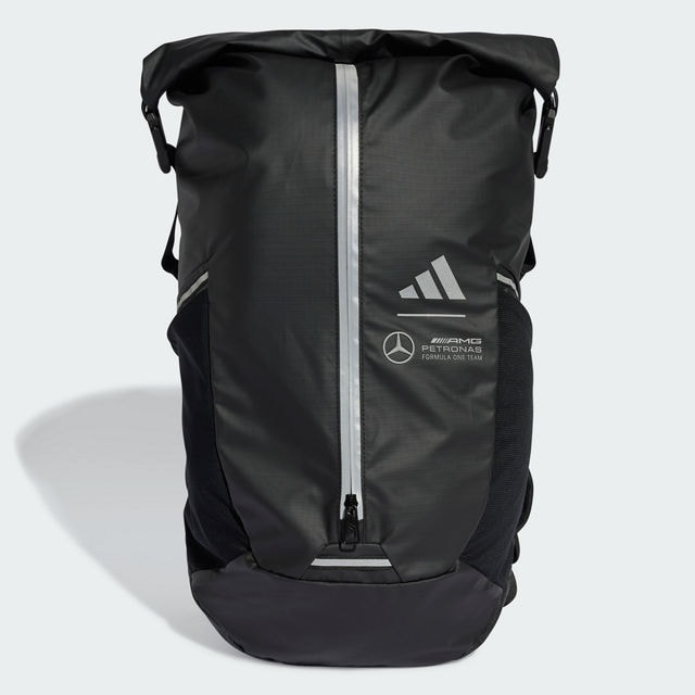 Rucksack, Mercedes-AMG F1 - schwarz, Polyurethan, adidas Rucksack, Mercedes-AMG F1 - schwarz, Polyurethan, adidas