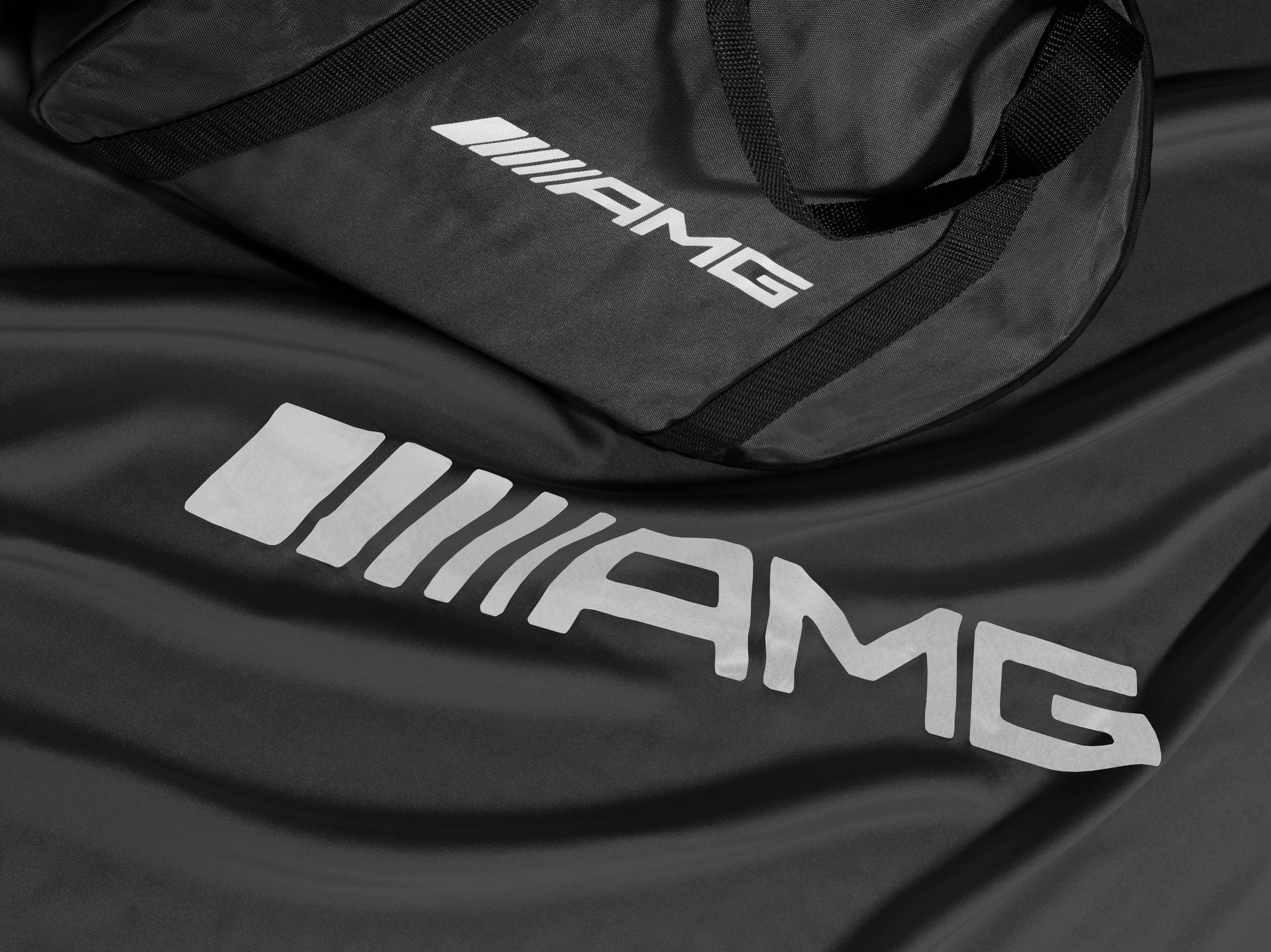 AMG Indoor-Car-Cover - Polyamid / Polyester, schwarz