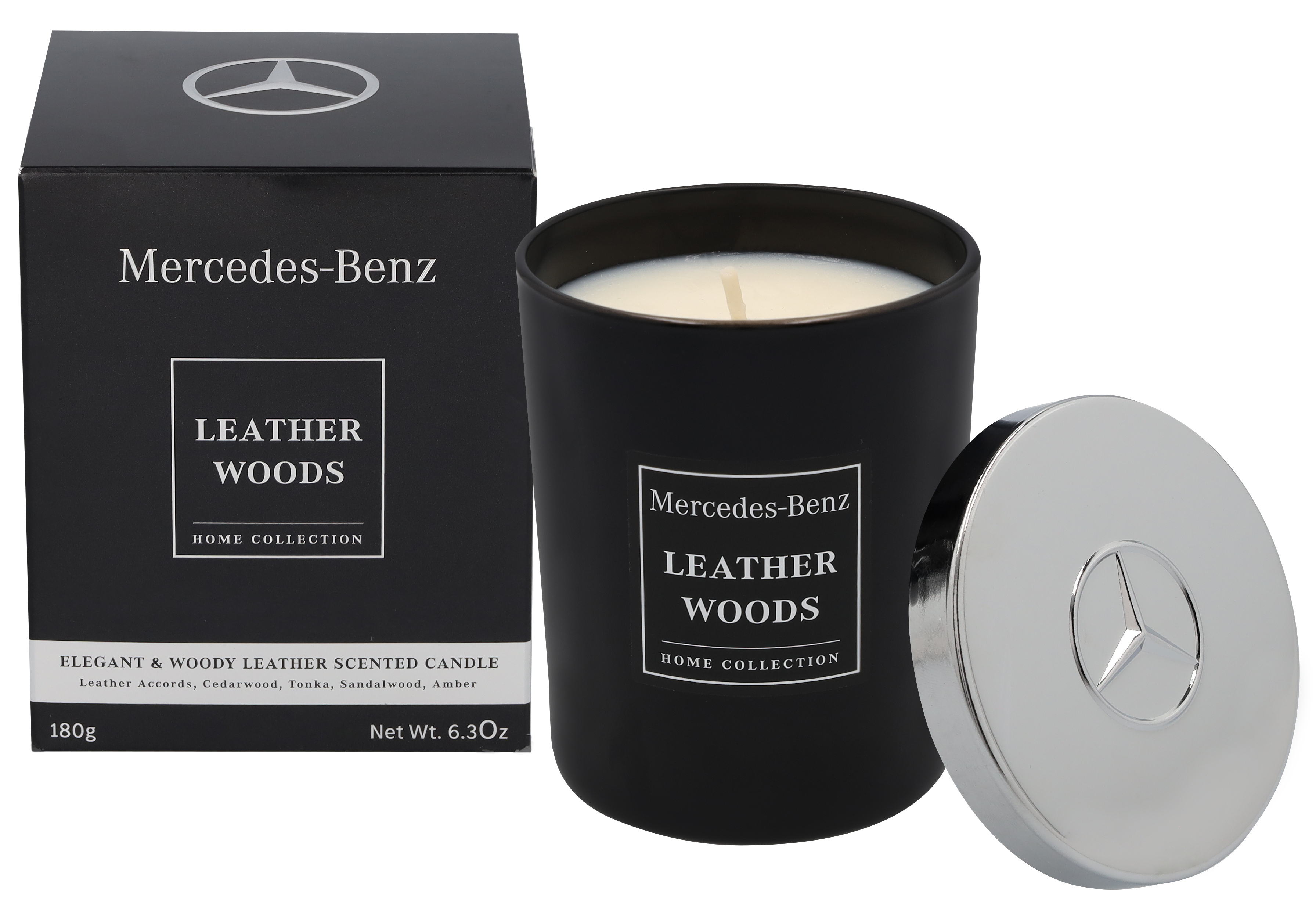 Duftkerze, Leather Woods, 180 g - INCC Duftkerze, Leather Woods, 180 g - INCC