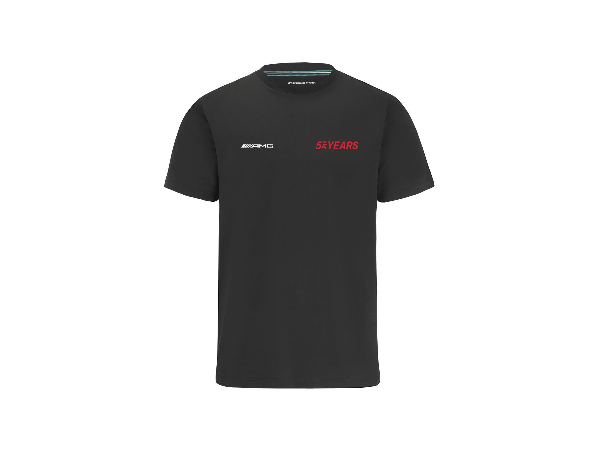 T-Shirt, Mercedes-AMG F1, 55 Years - schwarz, XXXL