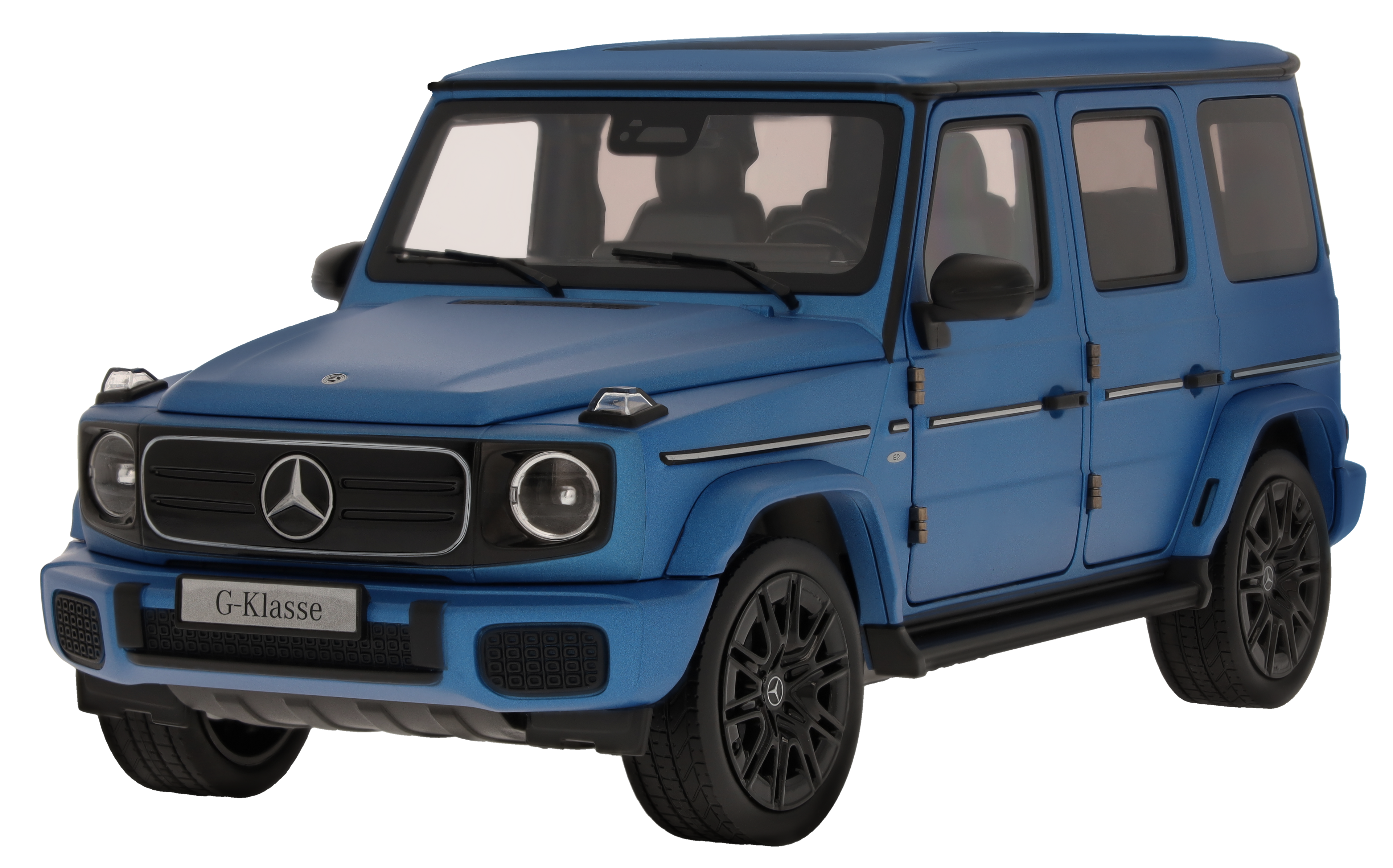 G 580 with EQ Technology, Geländewagen, AMG Line, N465 - MANUFAKTUR südseeblau magno, Norev, 1:18 G 580 with EQ Technology, Geländewagen, AMG Line, N465 - MANUFAKTUR südseeblau magno, Norev, 1:18