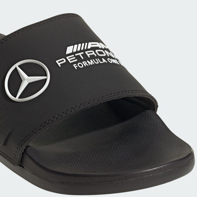 Badelatschen, Adilette comfort, Mercedes-AMG F1 - schwarz, 8, adidas