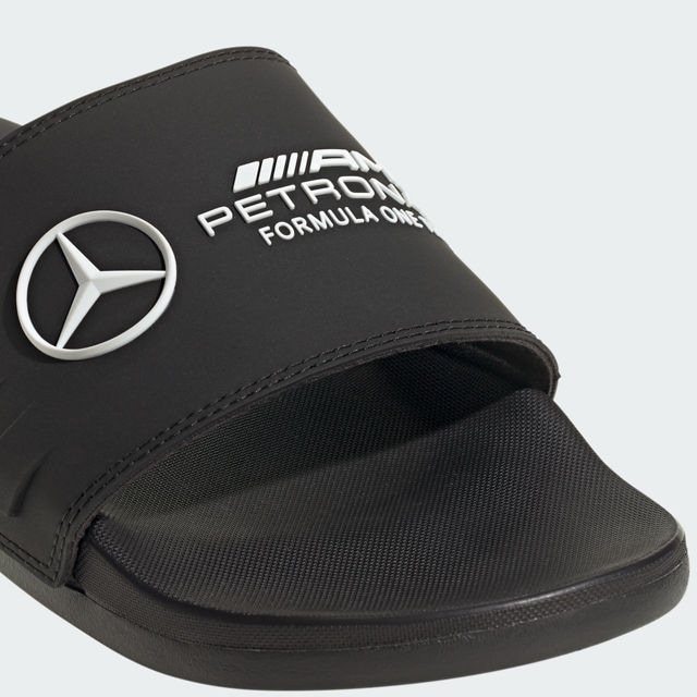 Badelatschen, Adilette comfort, Mercedes-AMG F1 - schwarz, 7, adidas Badelatschen, Adilette comfort, Mercedes-AMG F1 - schwarz, 7, adidas