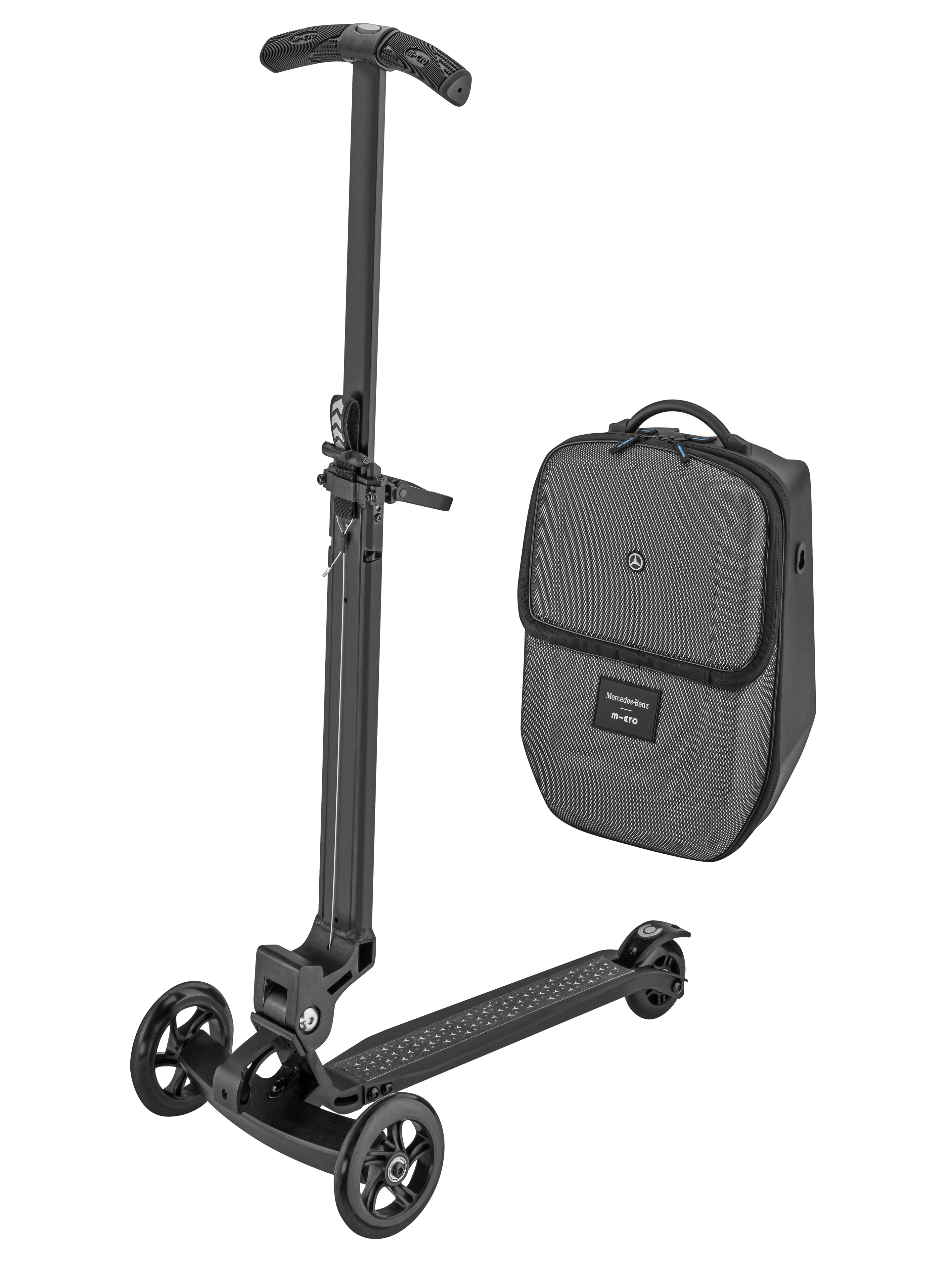 Tretroller Koffer, Micro Luggage 4.0 - schwarz, Aluminium / Nylon, Micro Mobility Tretroller Koffer, Micro Luggage 4.0 - schwarz, Aluminium / Nylon, Micro Mobility
