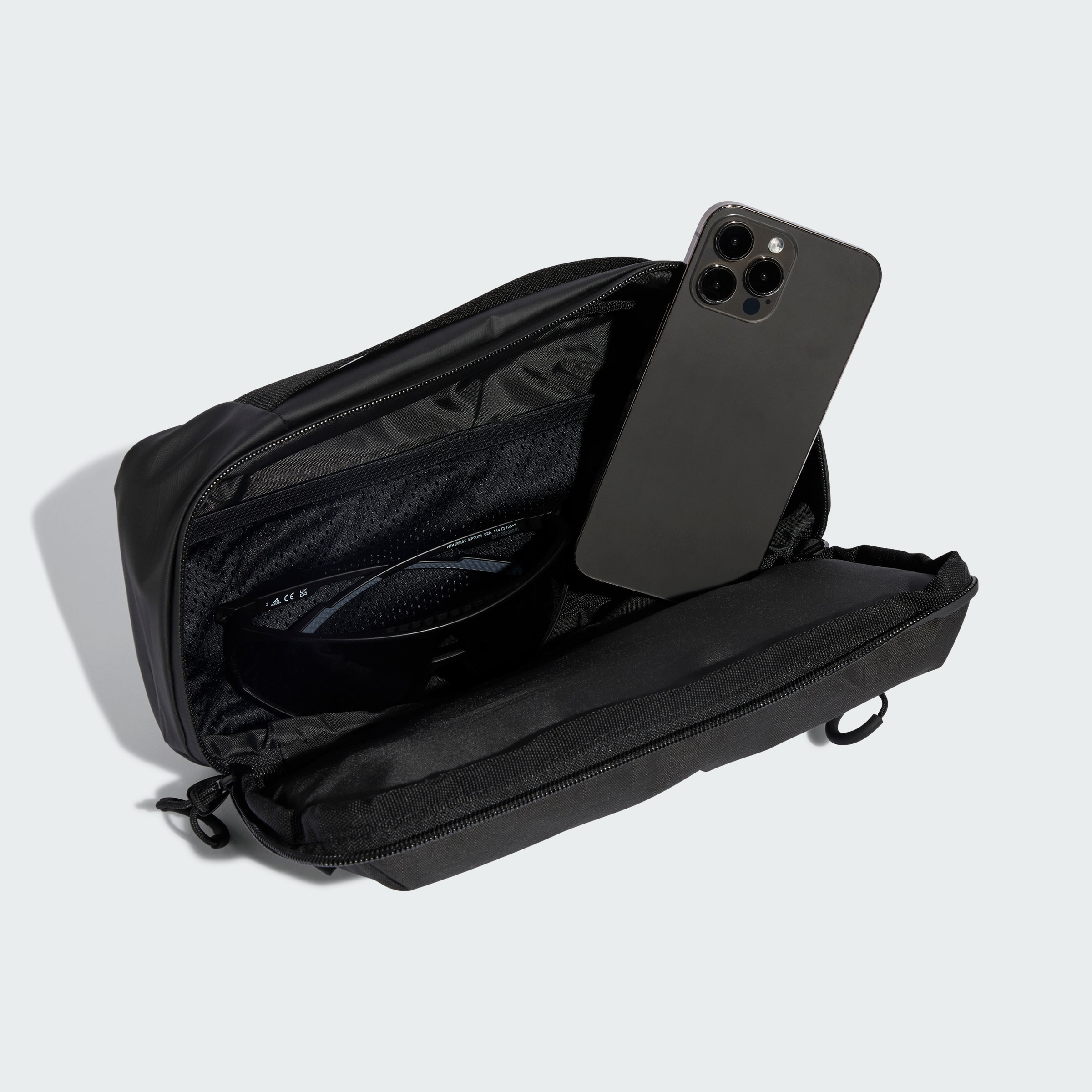 Bauchtasche, Mercedes-AMG F1 - schwarz, Polyester (recycelt), adidas