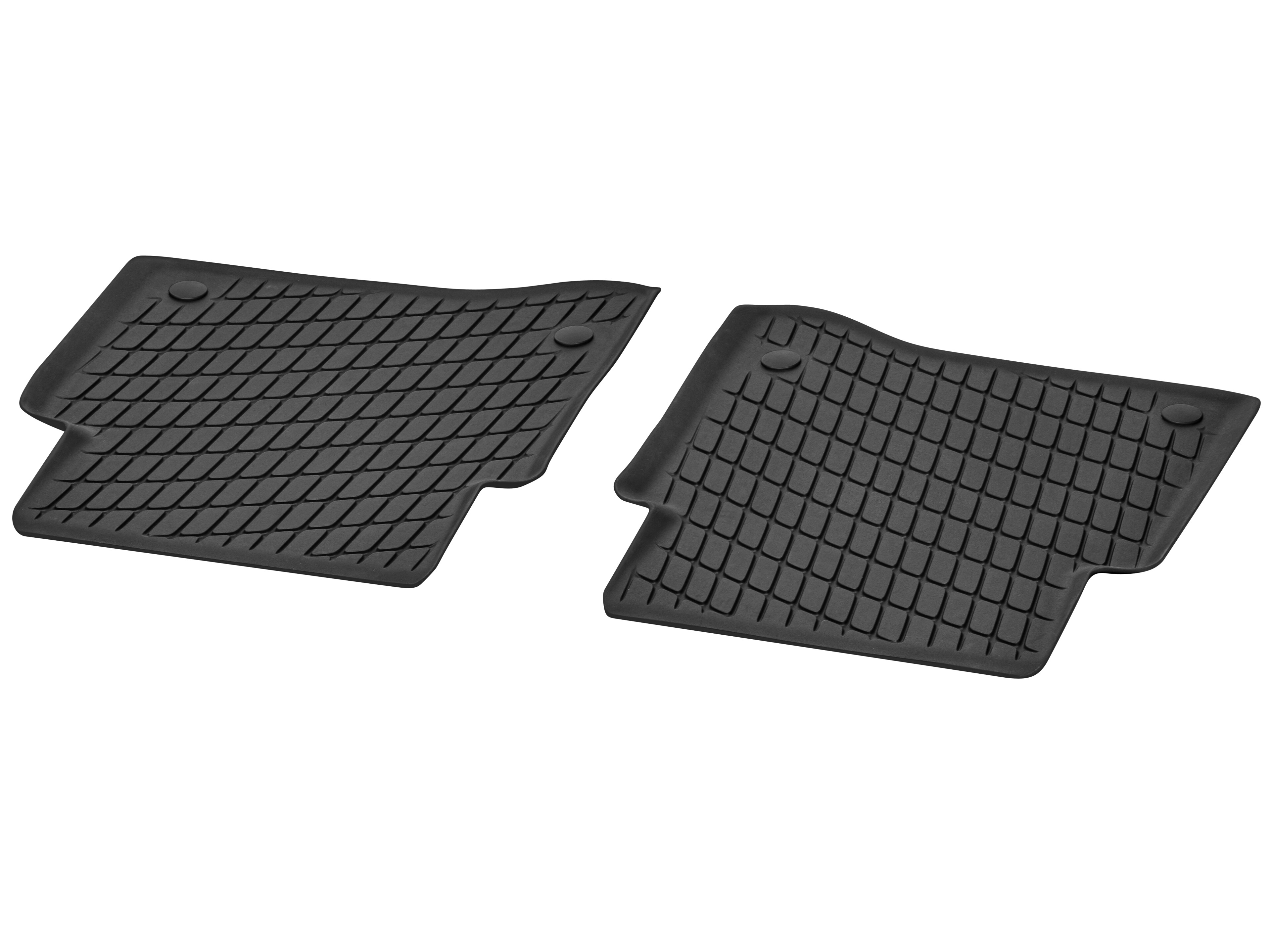 Allwettermatten, Dynamic Squares, Fond, 2-teilig - LL/RL, schwarz