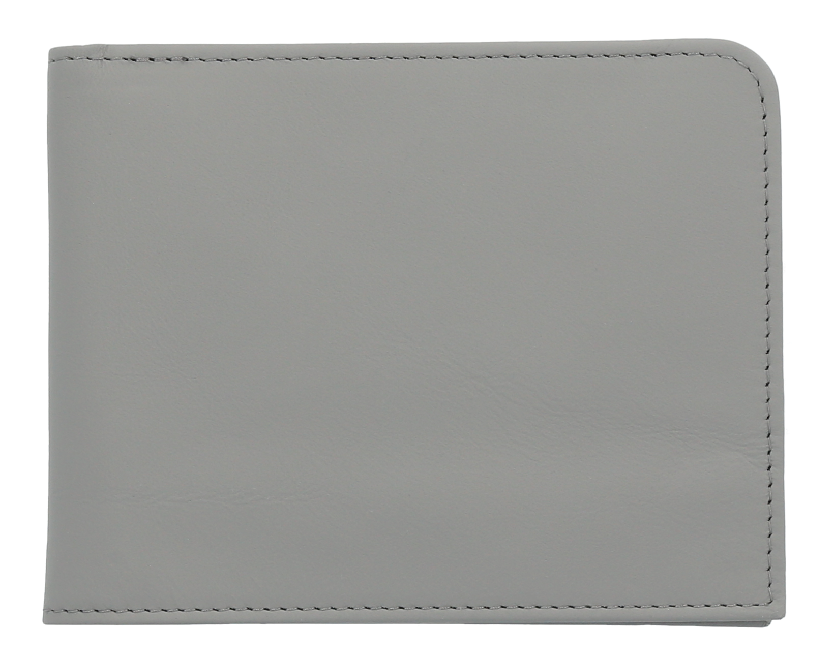 Geldbörse, Fahrzeugleder - silbergrau, Rindleder