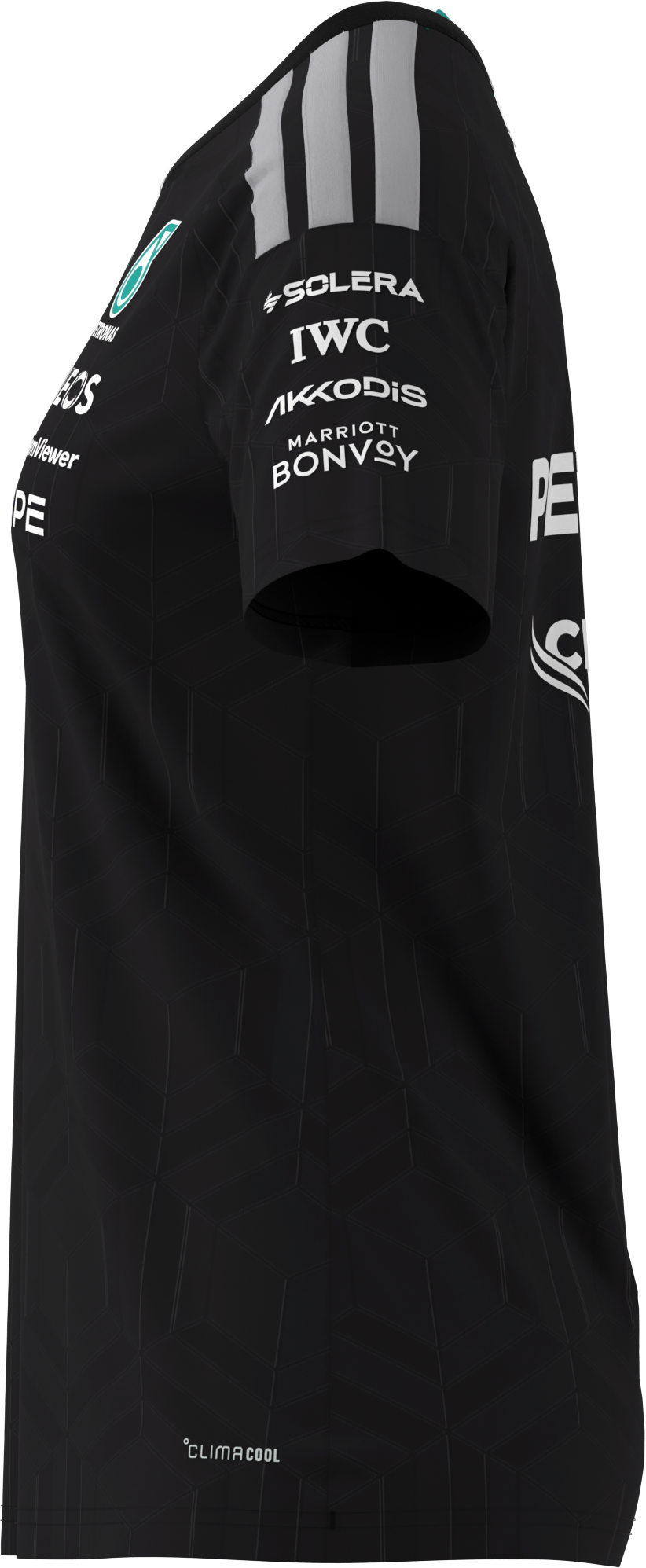 T-Shirt Damen, Fahrer, Mercedes-AMG F1 - schwarz, L