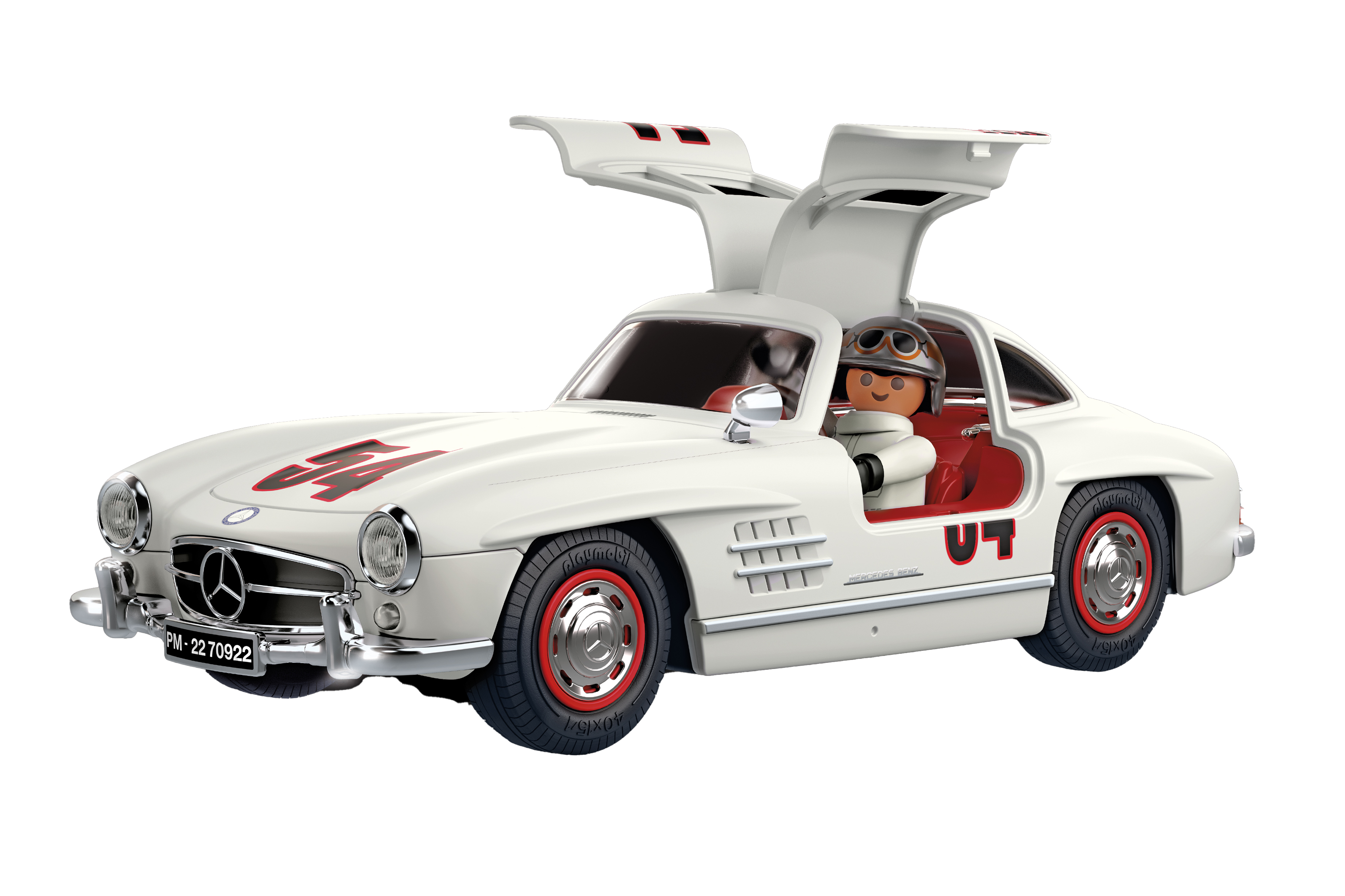 300 SL Coupé (1954-1957) W 198, playmobil-Set - weiß, playmobil, 1:18