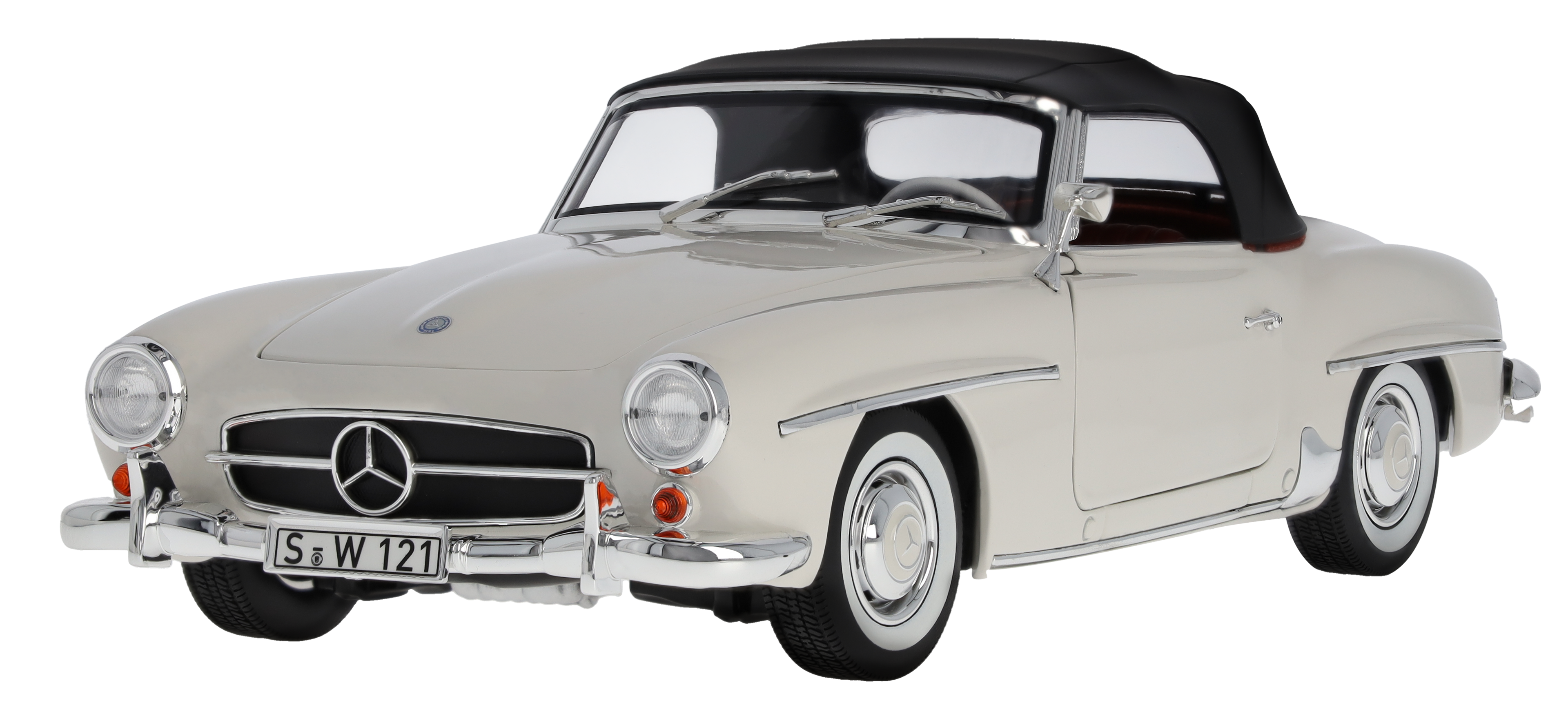 190 SL Roadster W 121 (1954-1963) - weißgrau, Norev, 1:18 190 SL Roadster W 121 (1954-1963) - weißgrau, Norev, 1:18