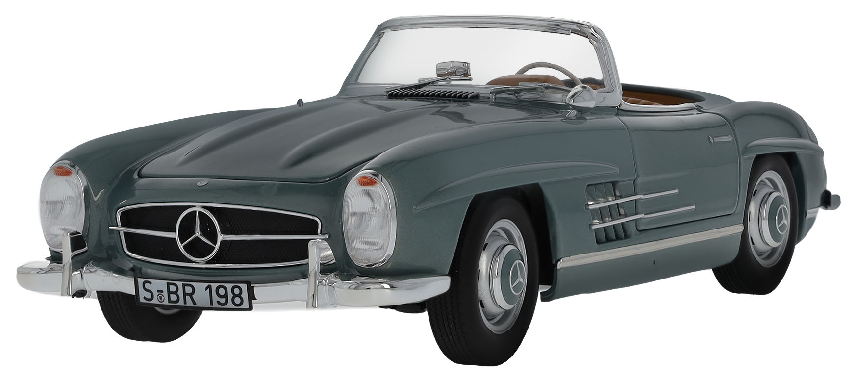 300 SL Roadster W 198 II (1957-1963) - hellgrün, Norev, 1:18