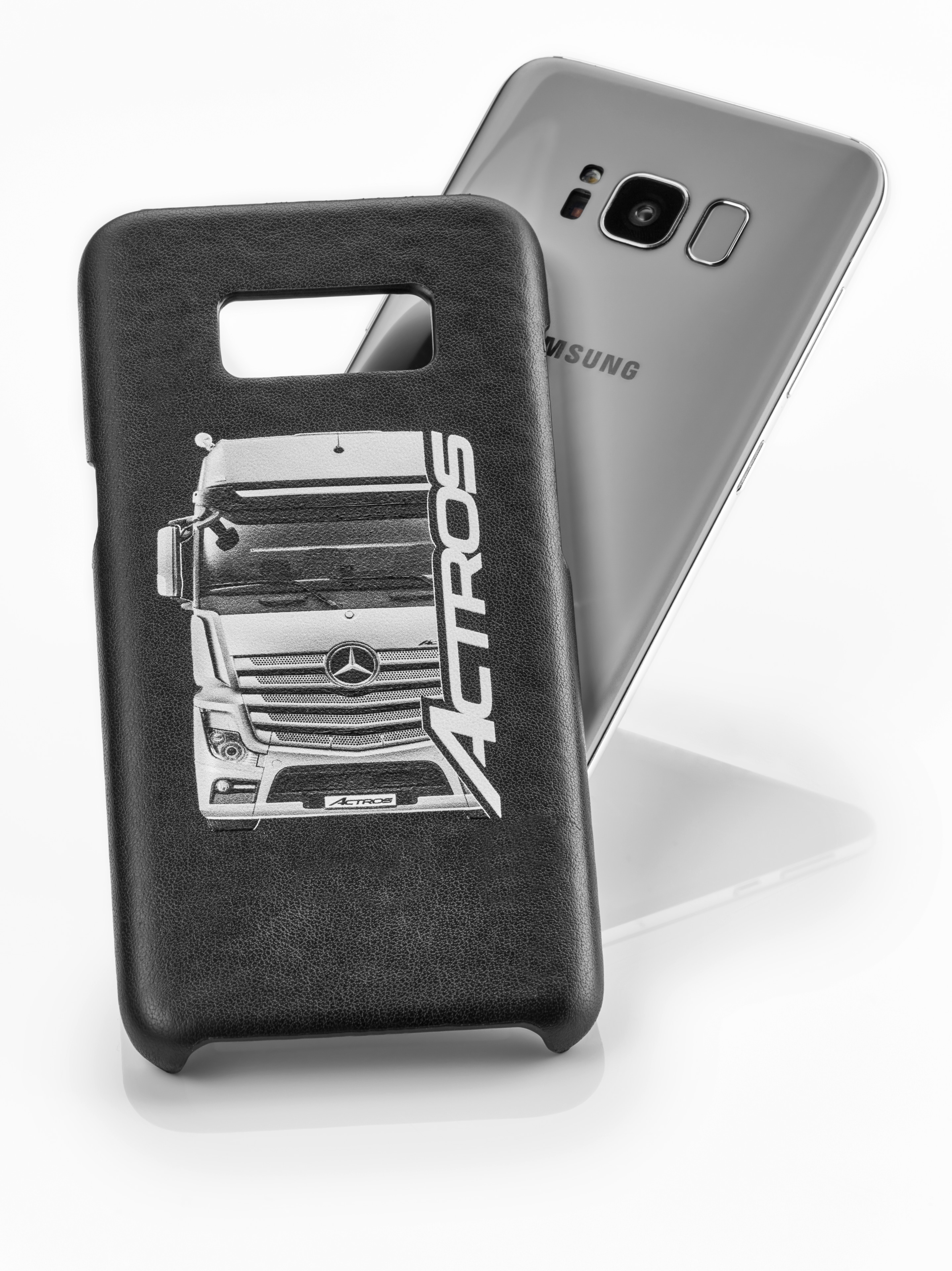 Hülle für Samsung Galaxy S8 - schwarz, Polycarbonat / Polyurethan