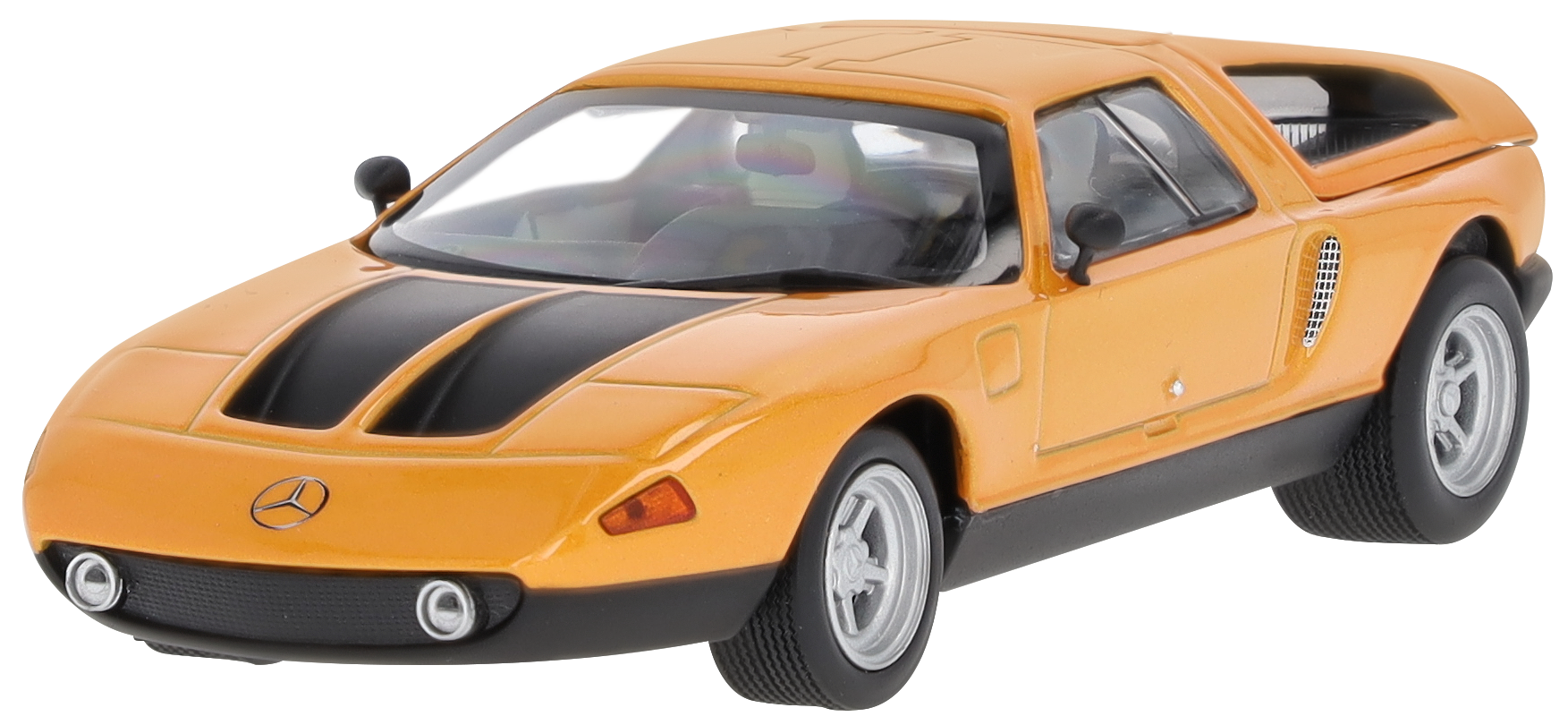 Miniature Minichamps 1/43 - Mercedes-Benz C111/II Concept Car 1970 - Orange - B66041069